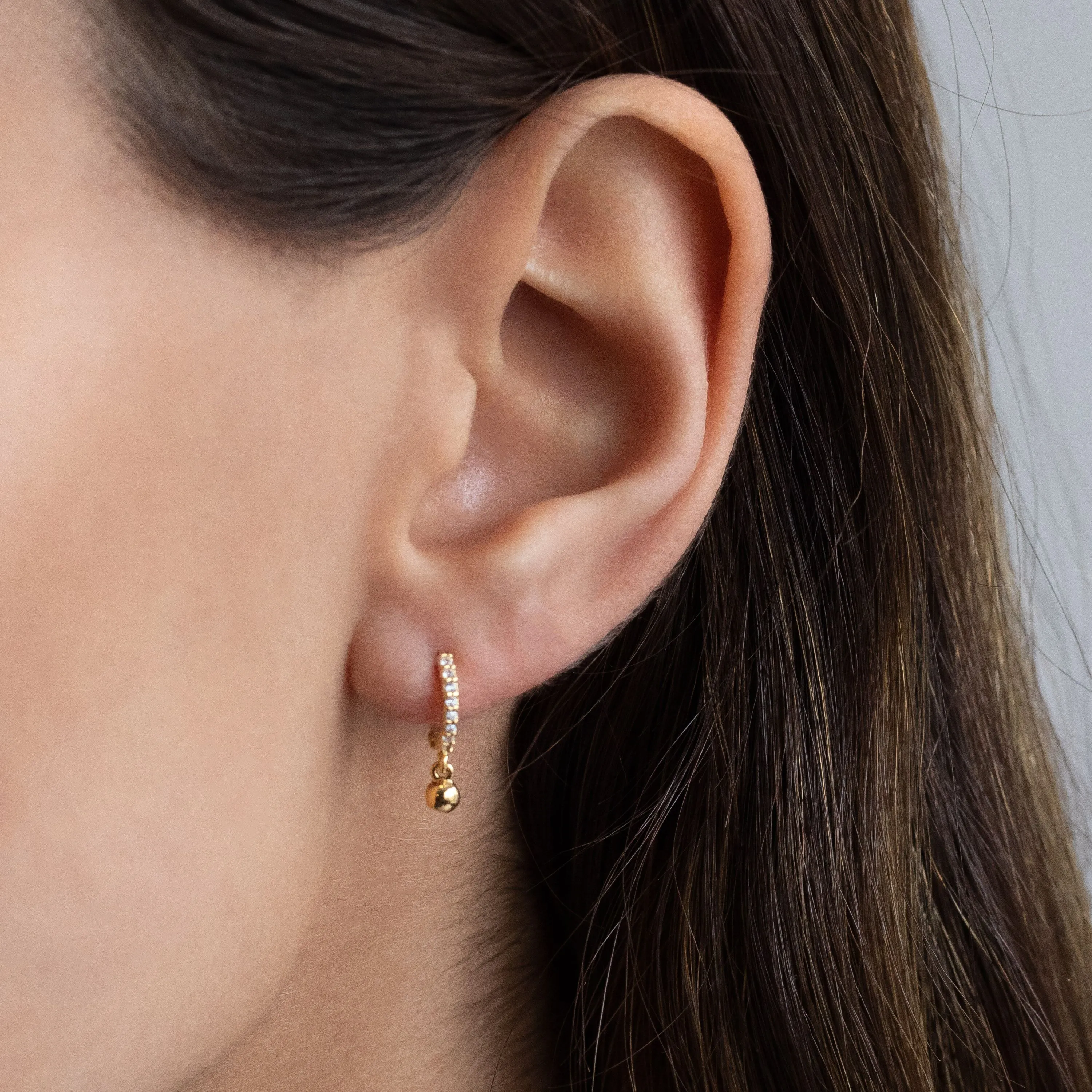Dangle Huggie Earring
