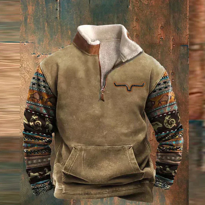 Dave - Comfortable Zip Sweater