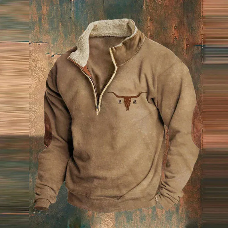 Dave - Comfortable Zip Sweater