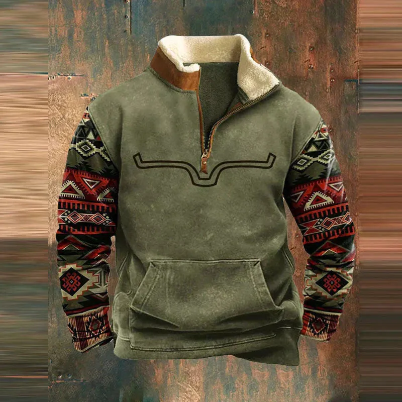 Dave - Comfortable Zip Sweater