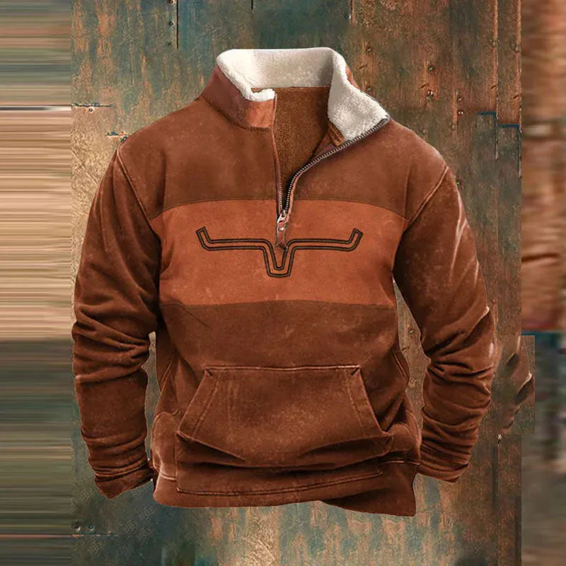 Dave - Comfortable Zip Sweater