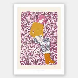 Dazed Portrait III Unframed Art Print