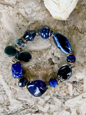 Delphi Beaded Stretch Bracelet