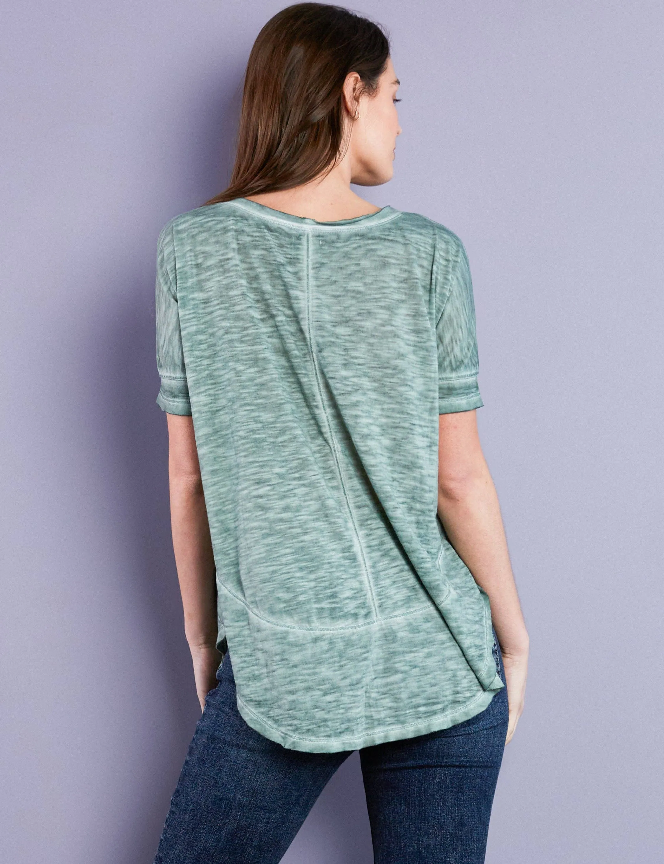 Desert Sage Oversized Slub Tee