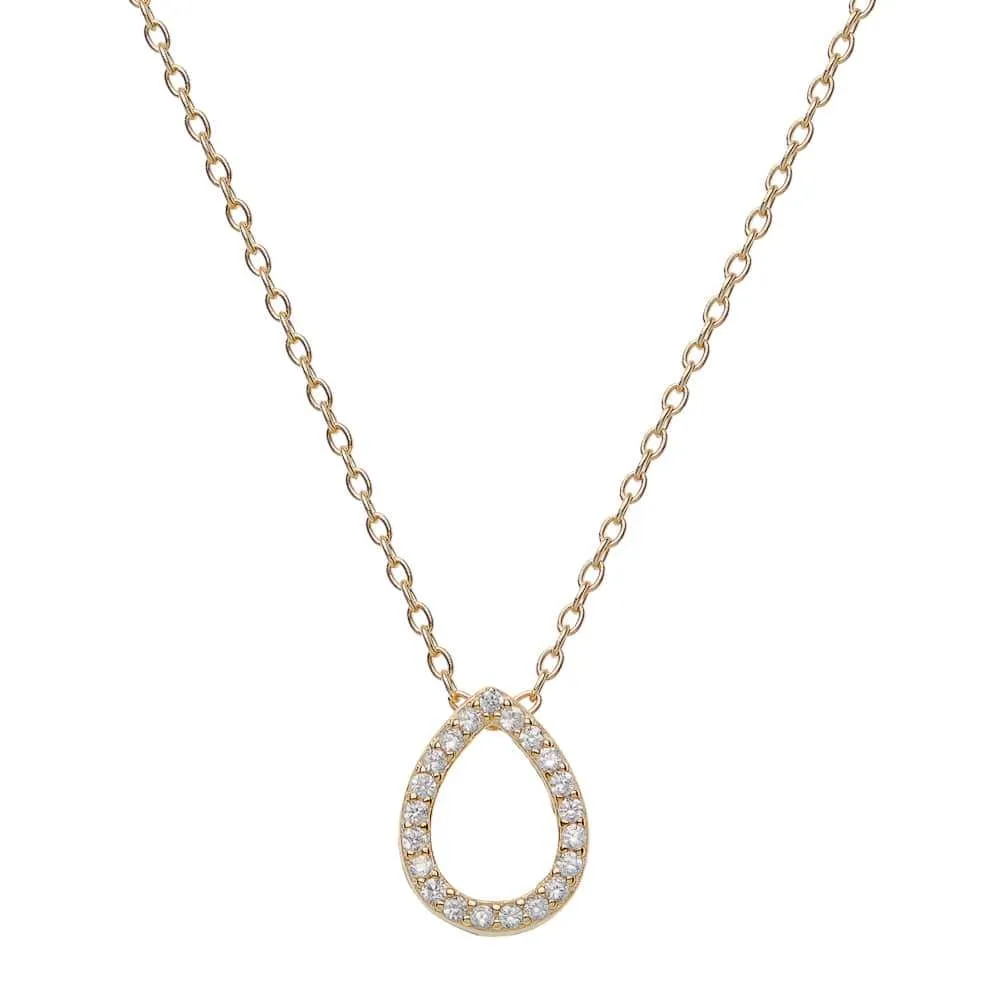 DEWDROP NECKLACE, GOLD