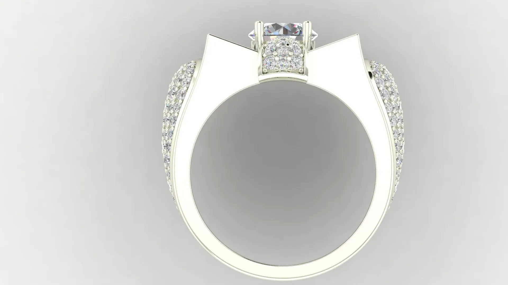 Diamond Structures Ring