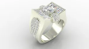 Diamond Structures Ring