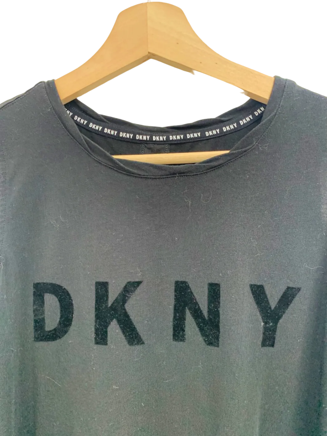 DKNY Black Sleeveless Top UK S