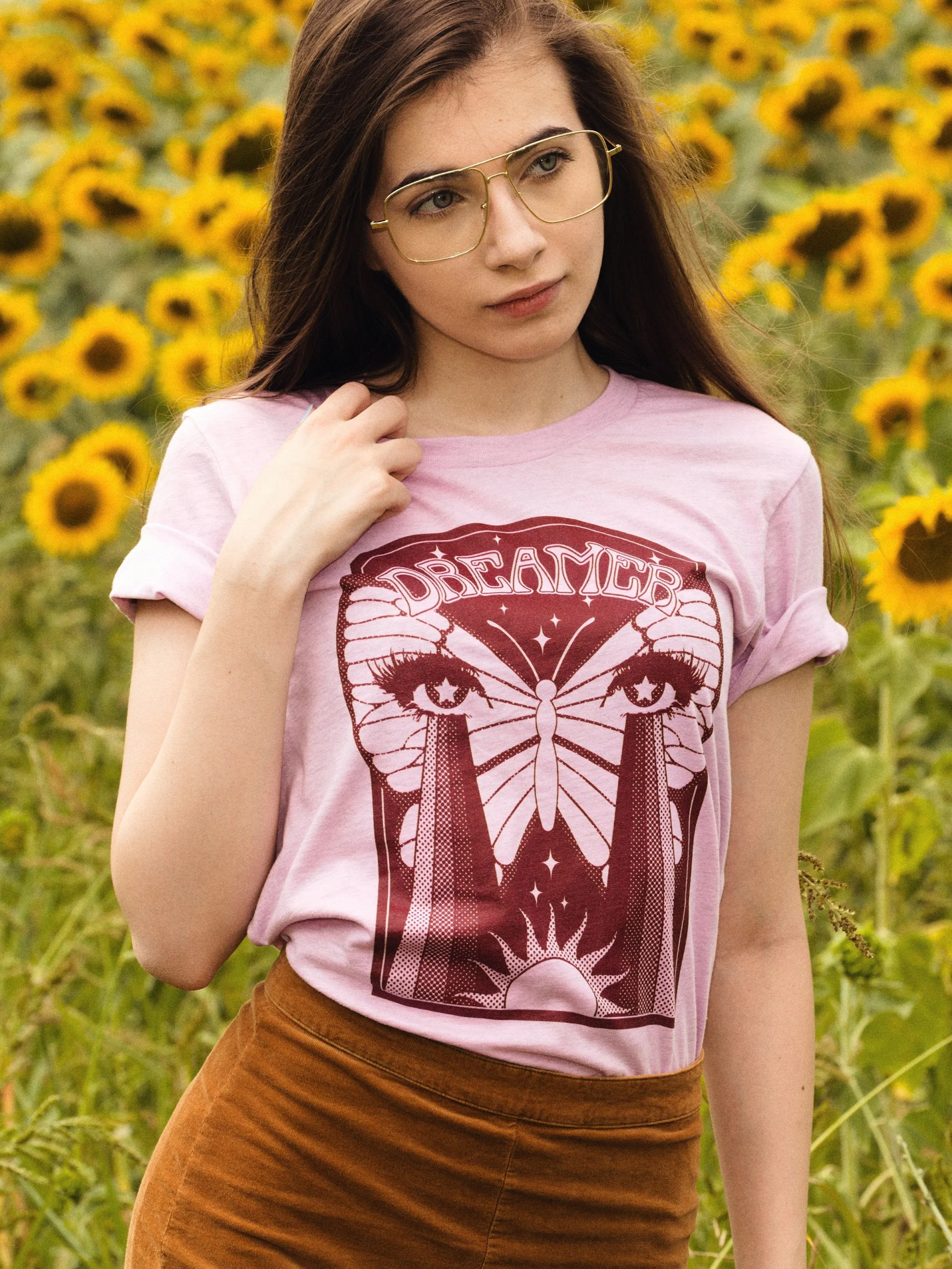 Dreamer Tee - Heather Prism Lilac