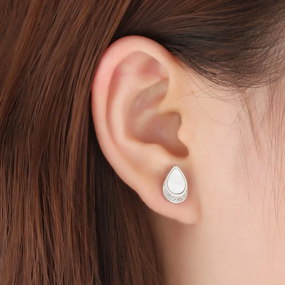 Drop in the Ocean - Sterling Silver Earrings