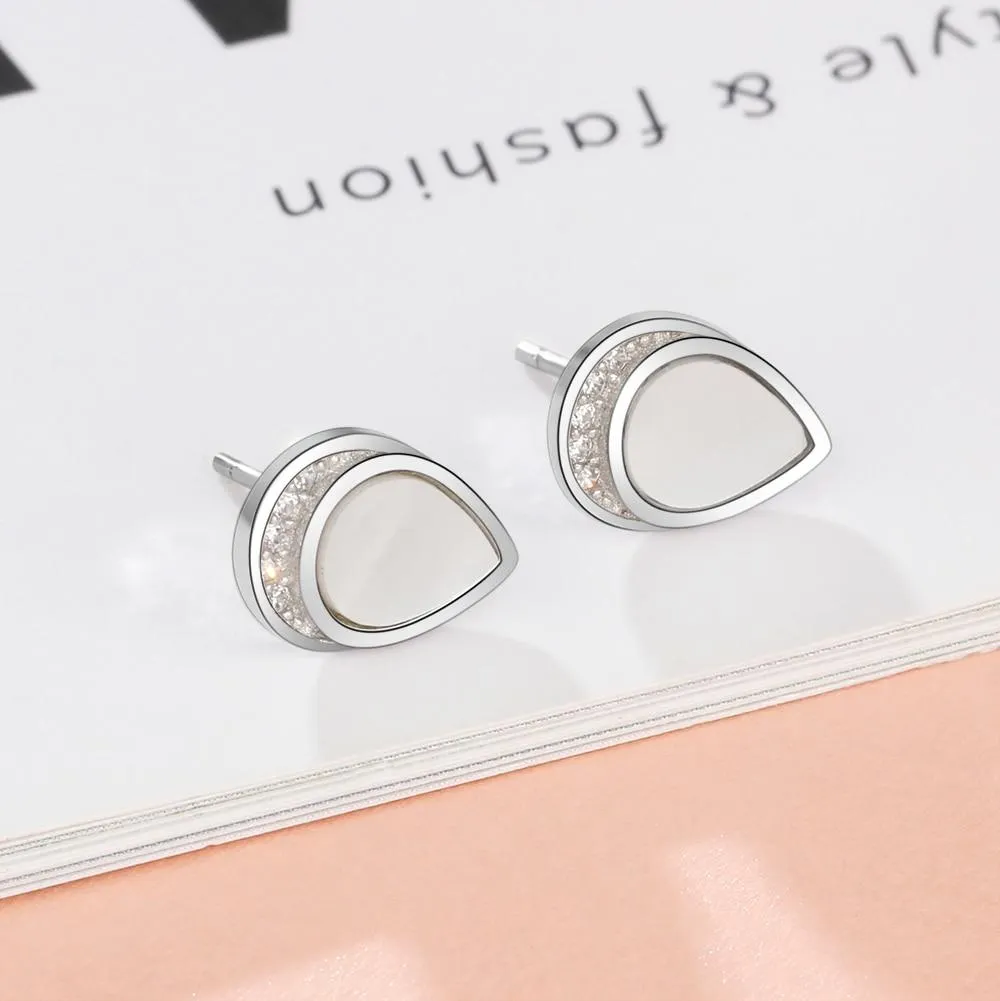 Drop in the Ocean - Sterling Silver Earrings