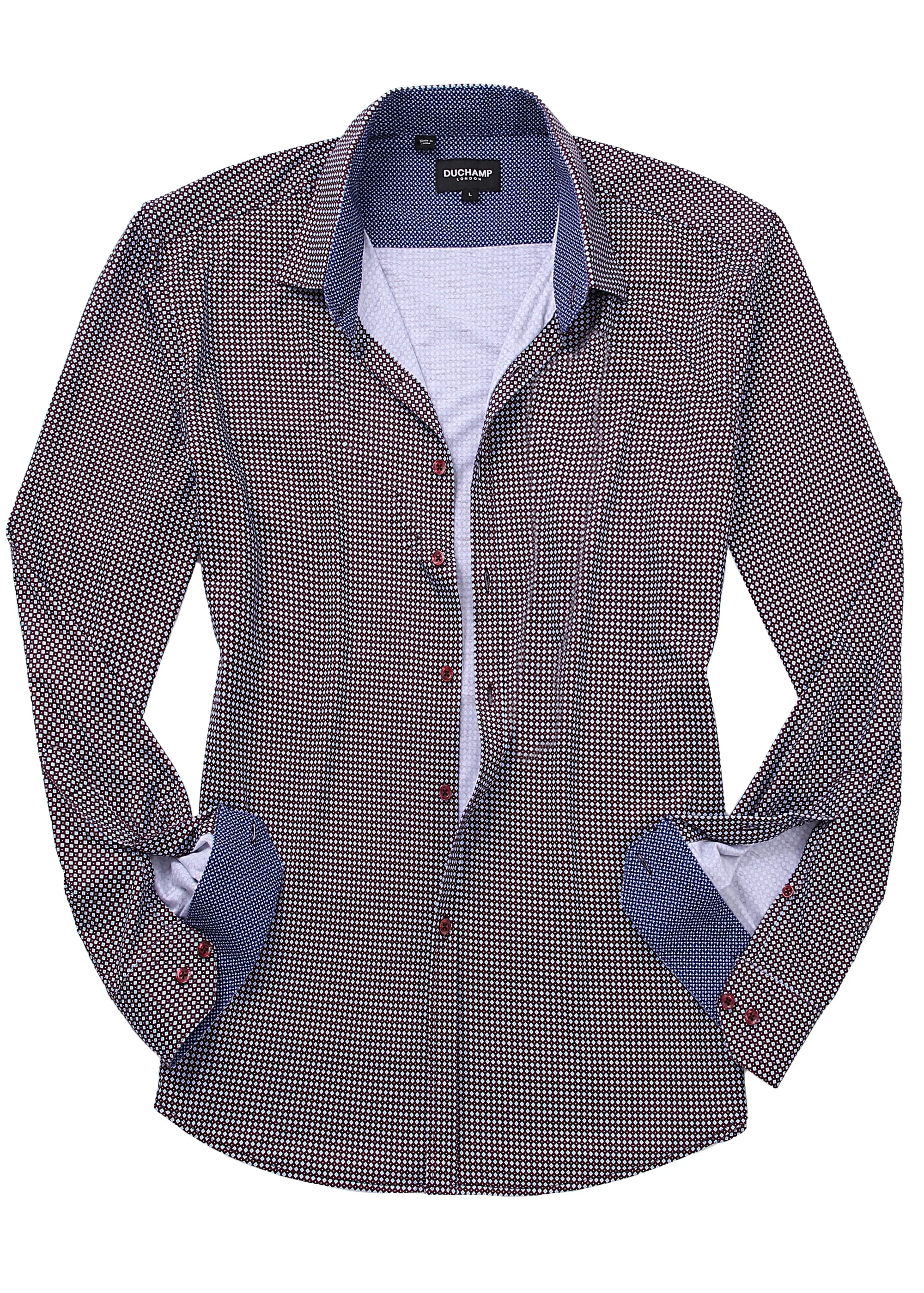 Duchamp London Neat Casual Knit Shirt