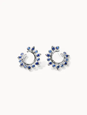 Earrings GYPSY Hoop Sun 'Ocean' 'Ocean'
