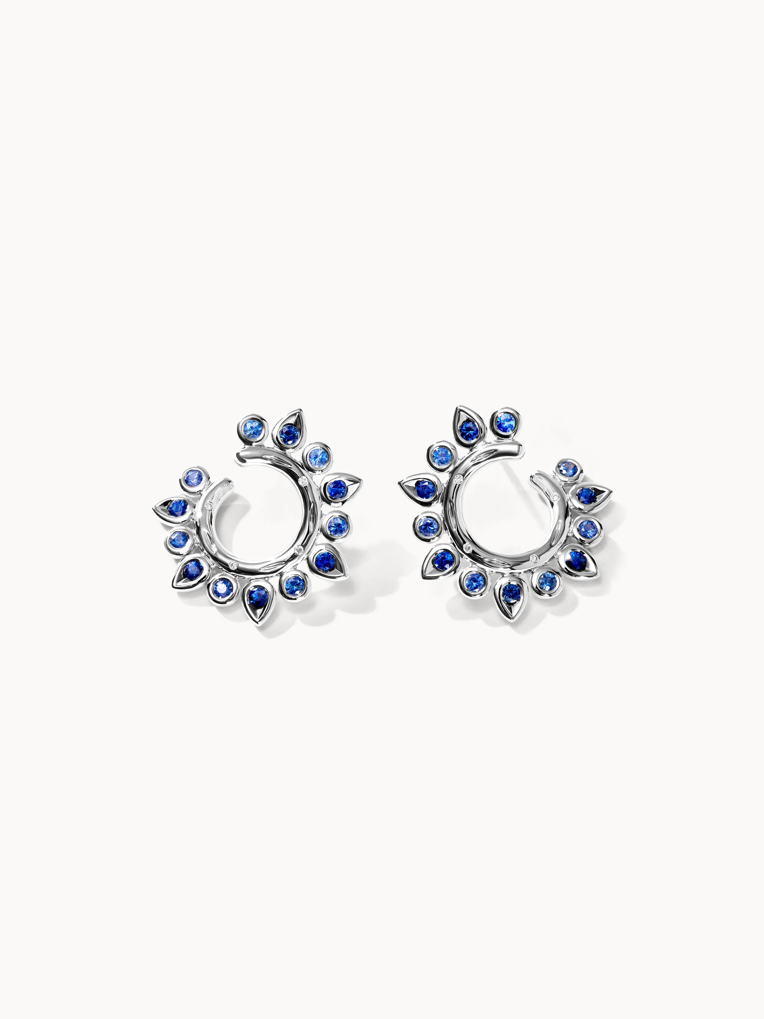 Earrings GYPSY Hoop Sun 'Ocean' 'Ocean'