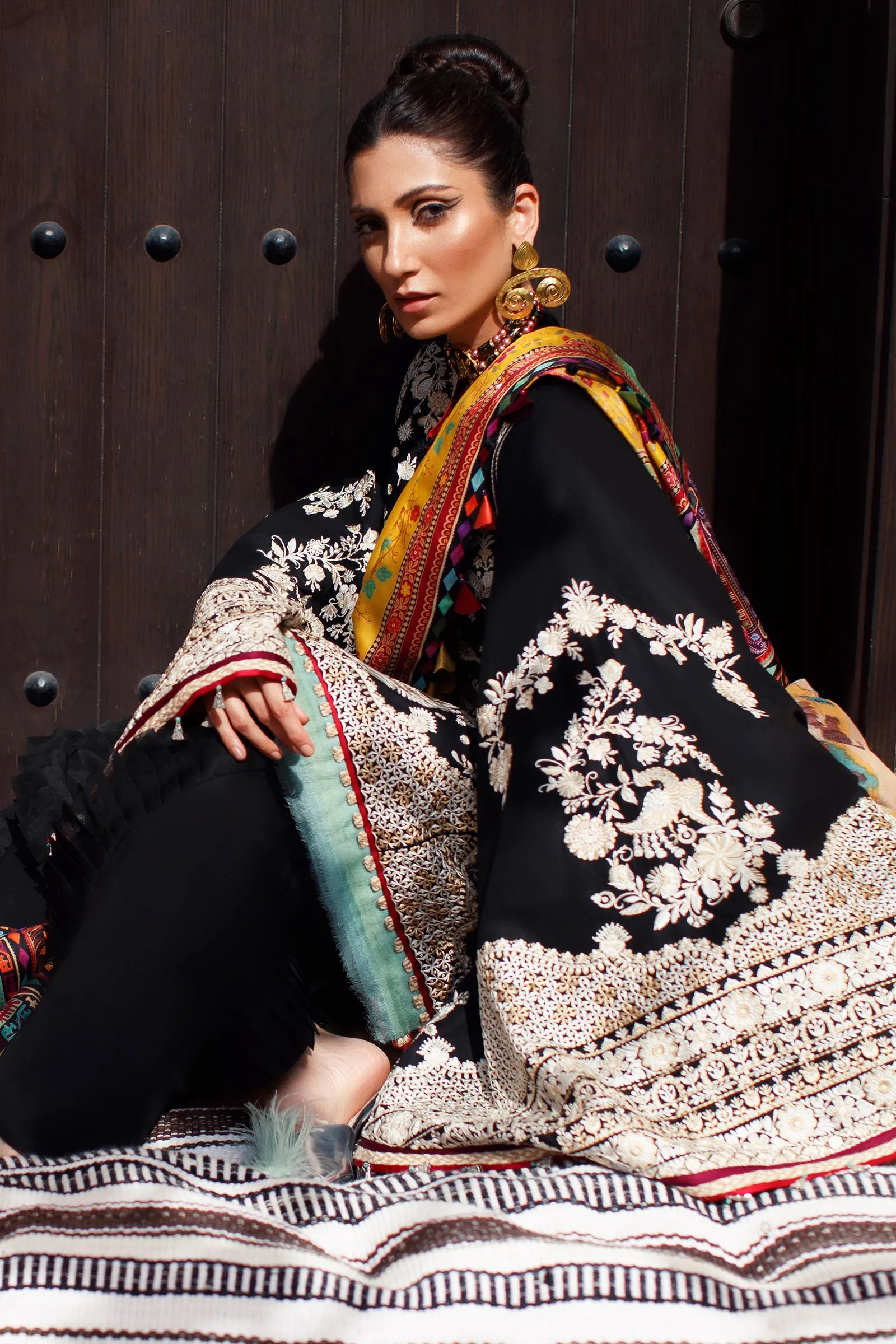EL22-14 B (LYANNA)  | Elan Lawn 2022 | Unstitched Embroidered Lawn Suit