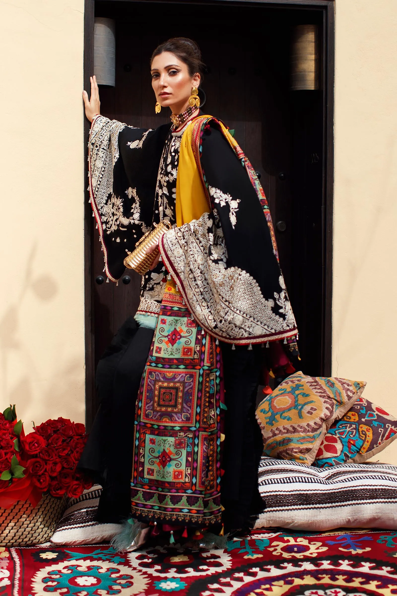 EL22-14 B (LYANNA)  | Elan Lawn 2022 | Unstitched Embroidered Lawn Suit