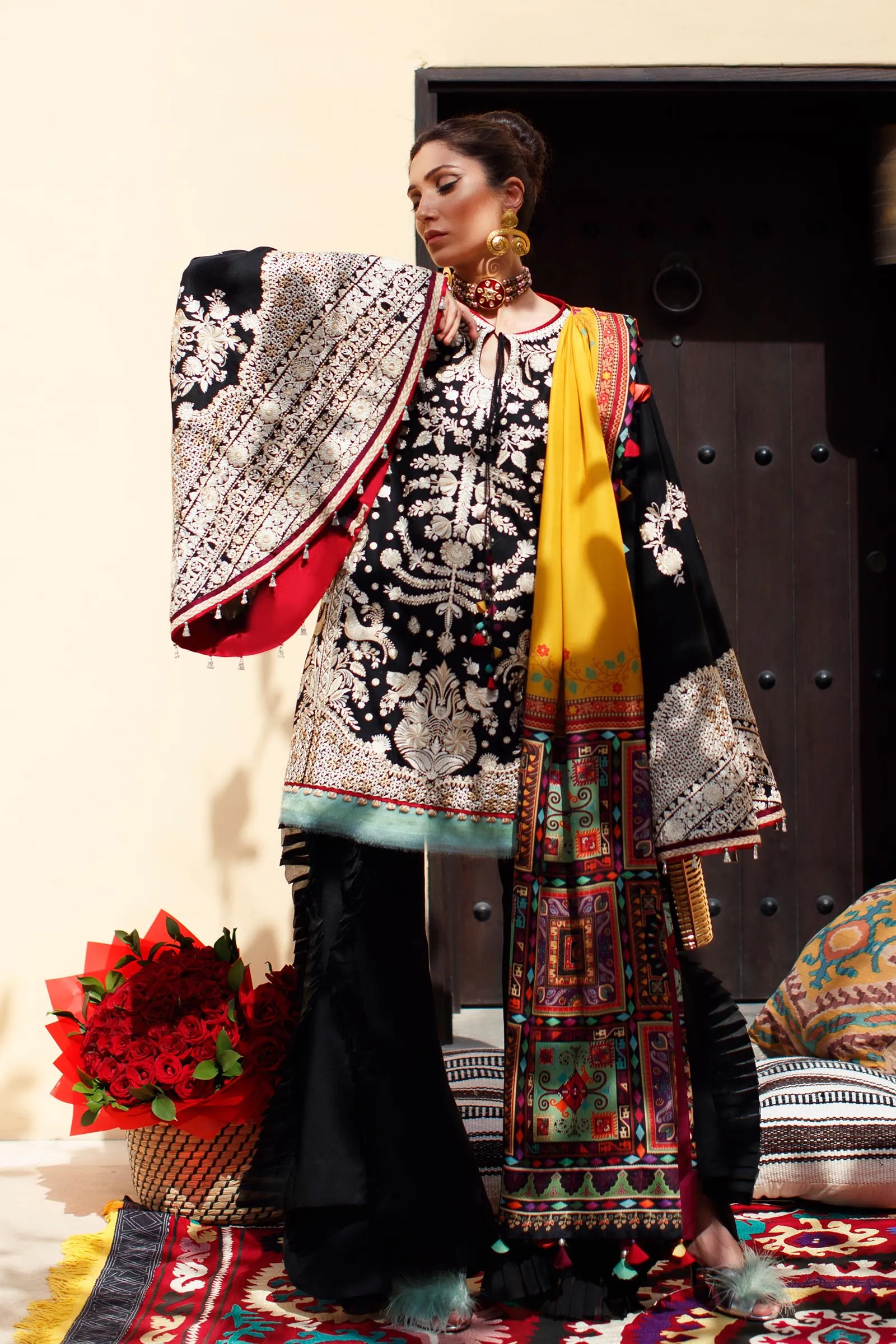EL22-14 B (LYANNA)  | Elan Lawn 2022 | Unstitched Embroidered Lawn Suit