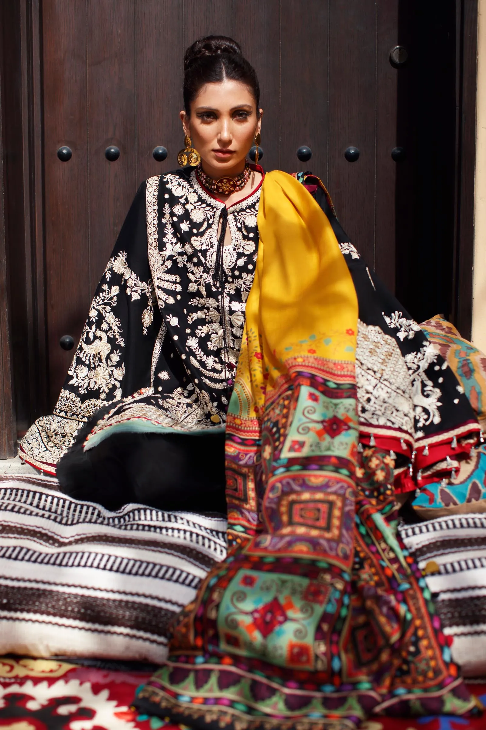 EL22-14 B (LYANNA)  | Elan Lawn 2022 | Unstitched Embroidered Lawn Suit