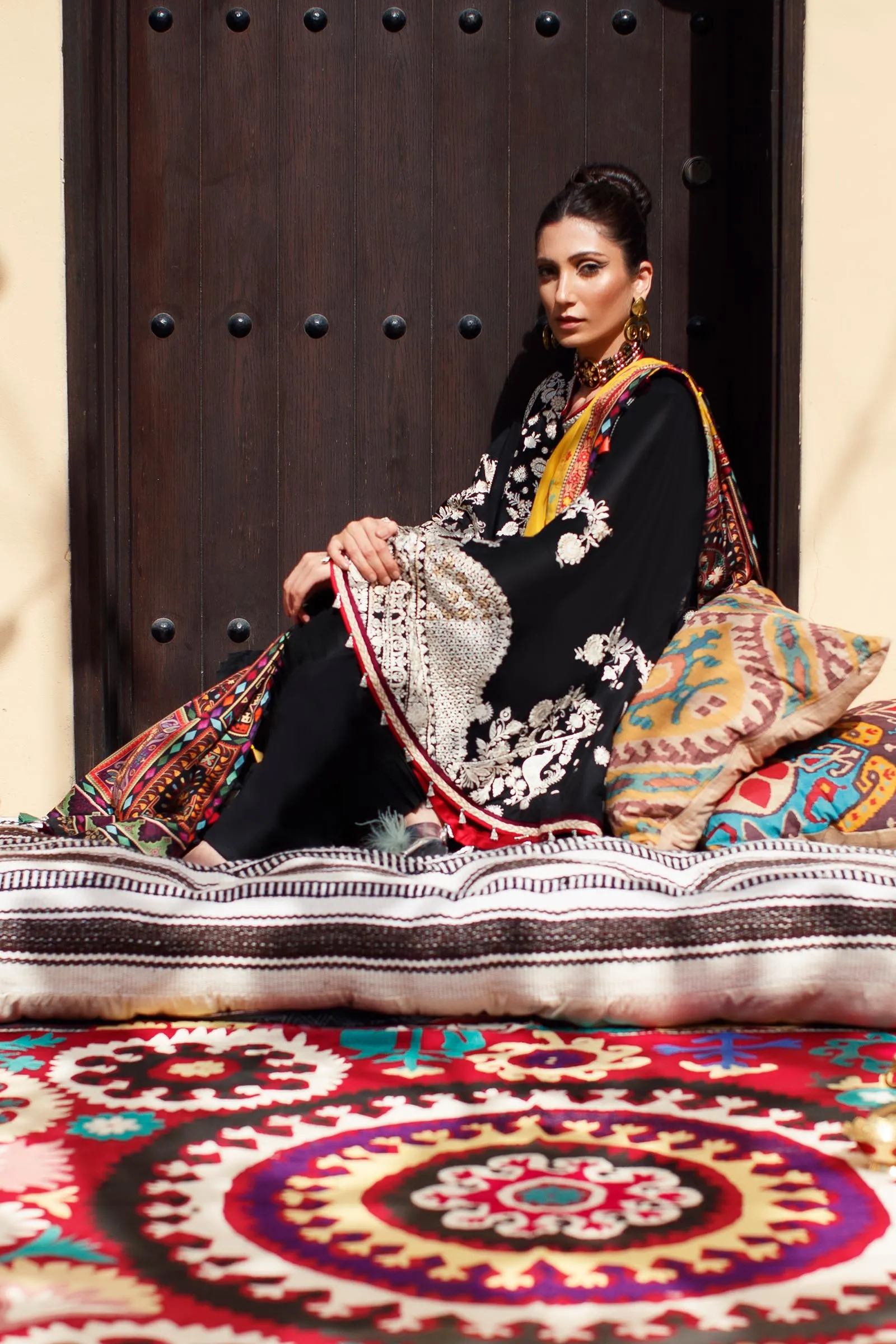 EL22-14 B (LYANNA)  | Elan Lawn 2022 | Unstitched Embroidered Lawn Suit