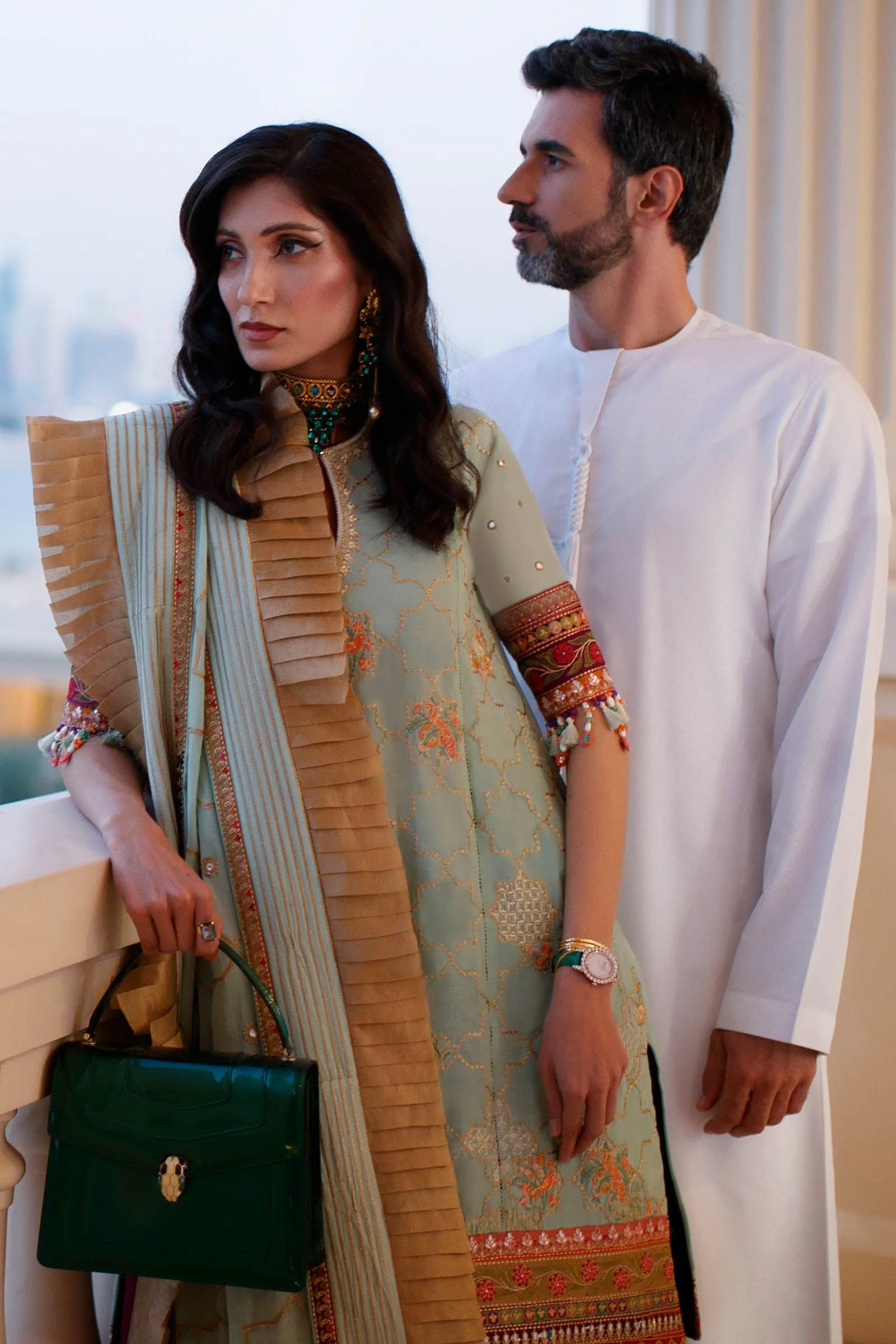 EL22-15 A (NADINE)  | Elan Lawn 2022 | Unstitched Embroidered Lawn Suit