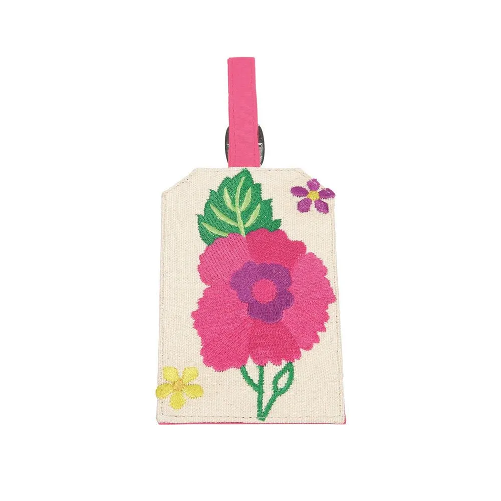 Embroidered Tropics Travel Set: Elevate Your Journey with Exquisite Accessories
