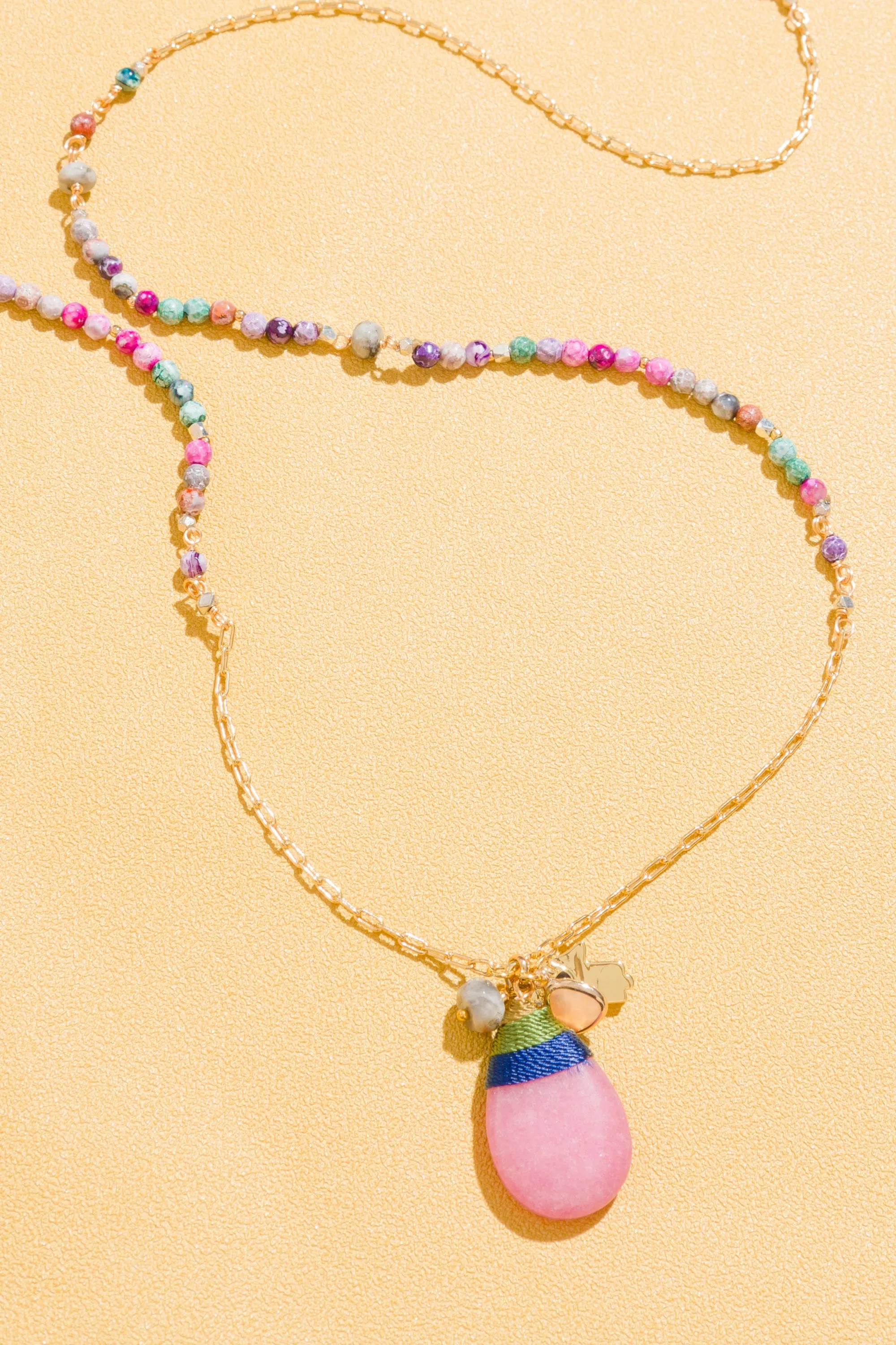 Eriana Beaded Pendant Necklace