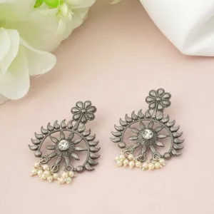 Ethnic Floral Sun Earrings