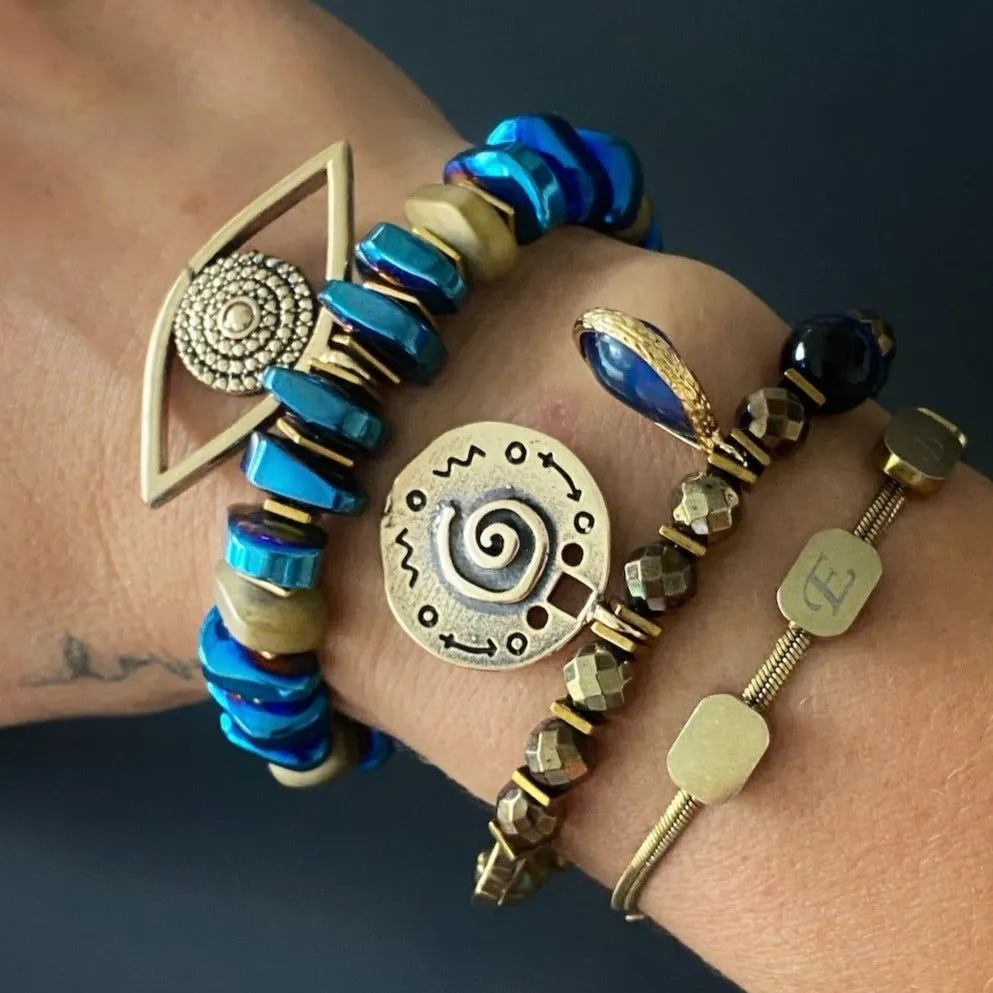 Evil Eye Protector Blue Beaded Bracelet