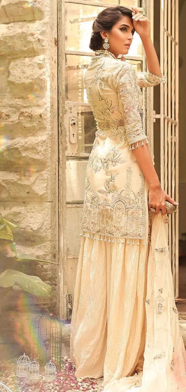 Exquisite sharara dress for engagement # P2643