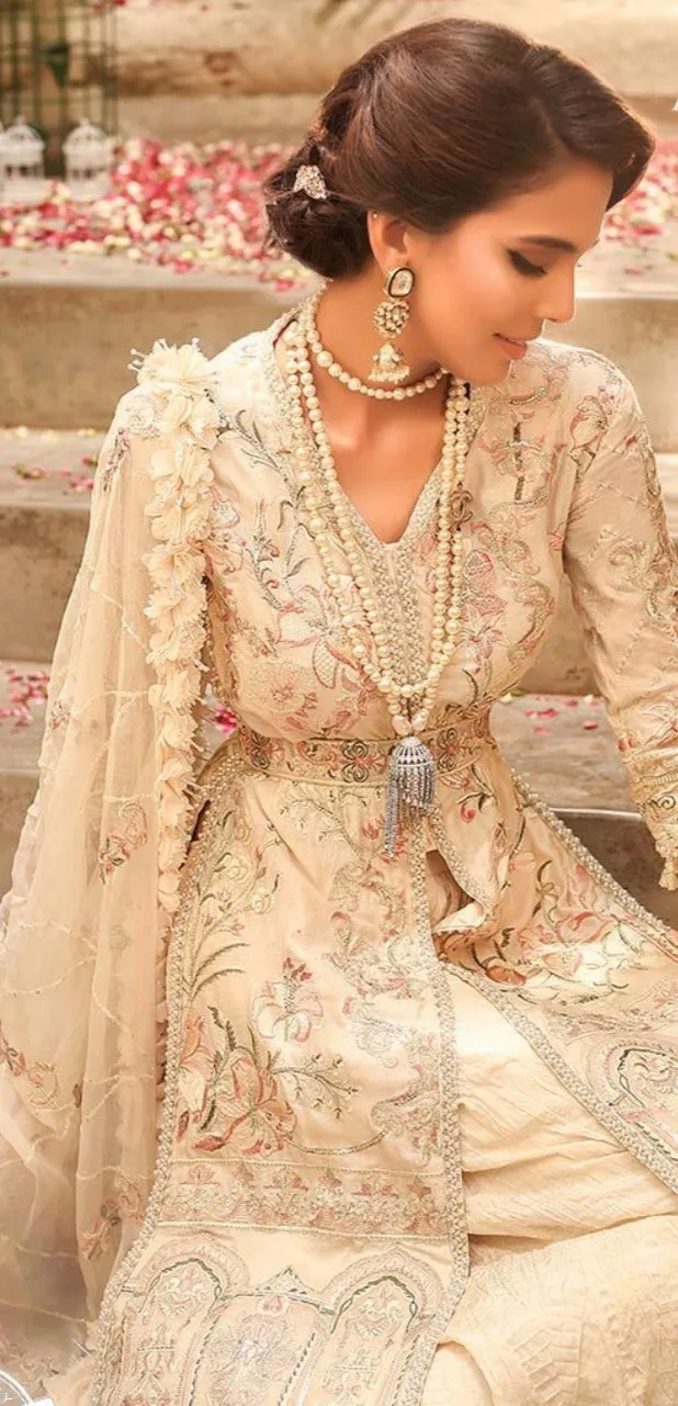 Exquisite sharara dress for engagement # P2643