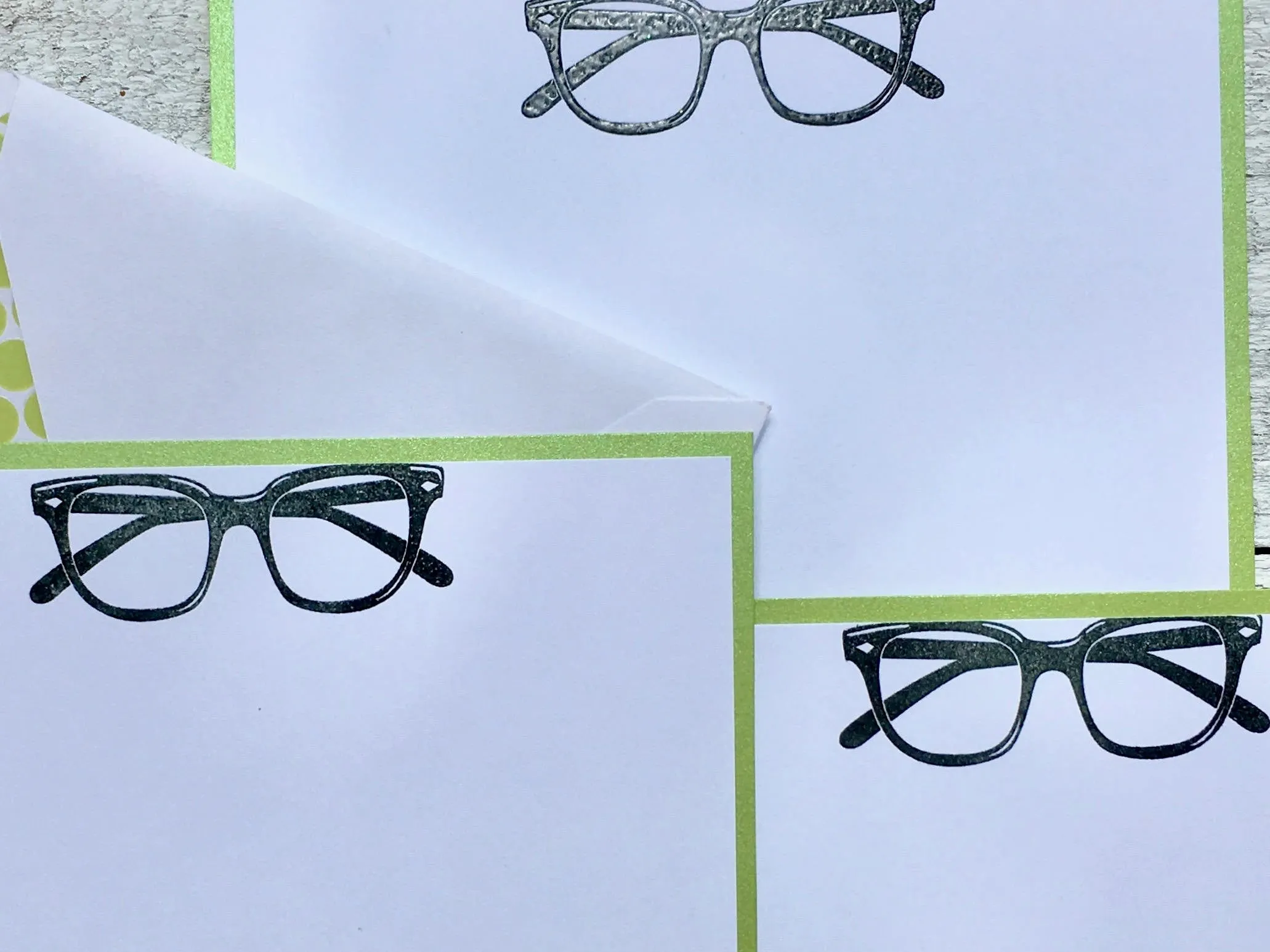 Eyeglass Note Cards