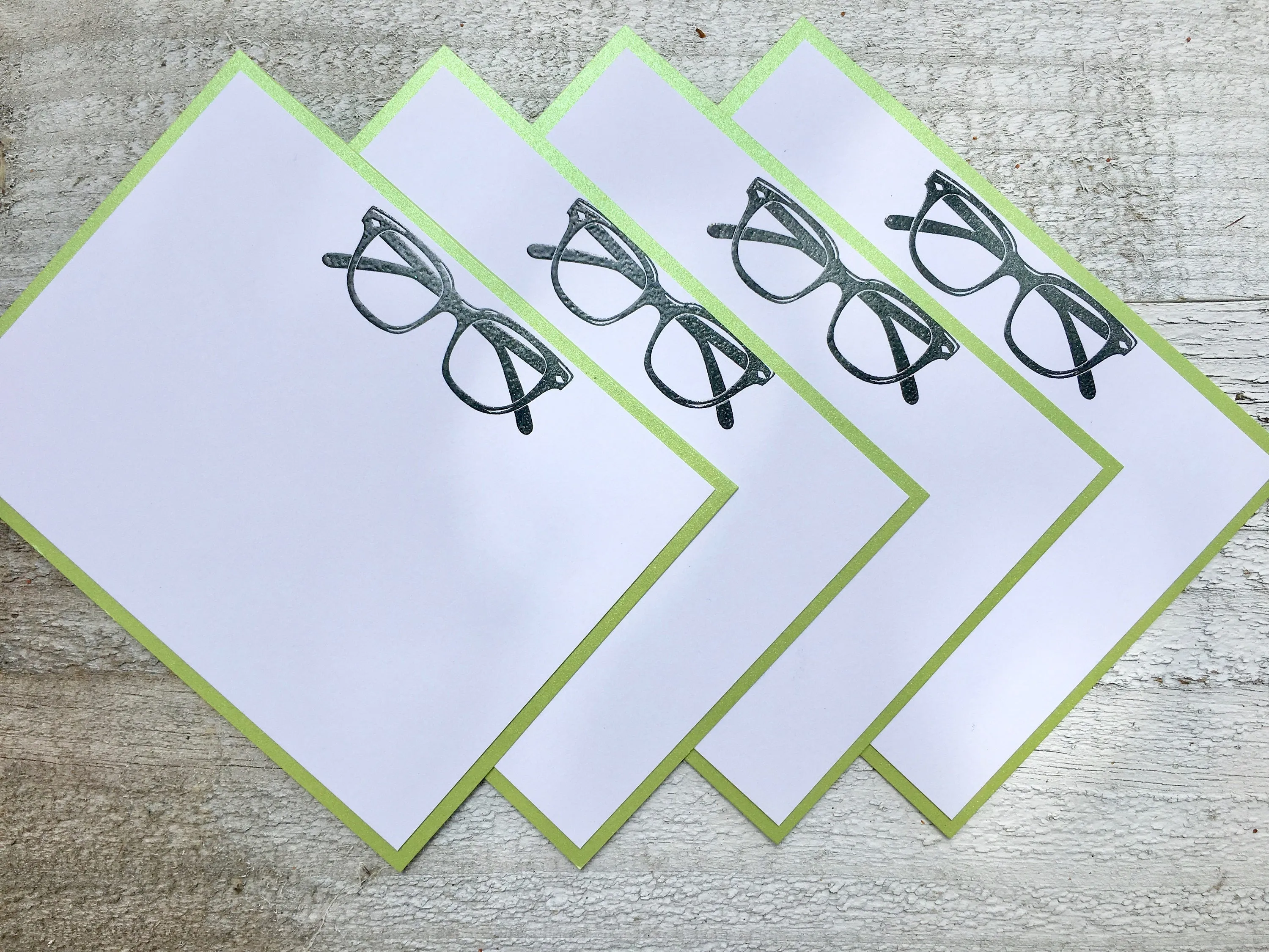 Eyeglass Note Cards
