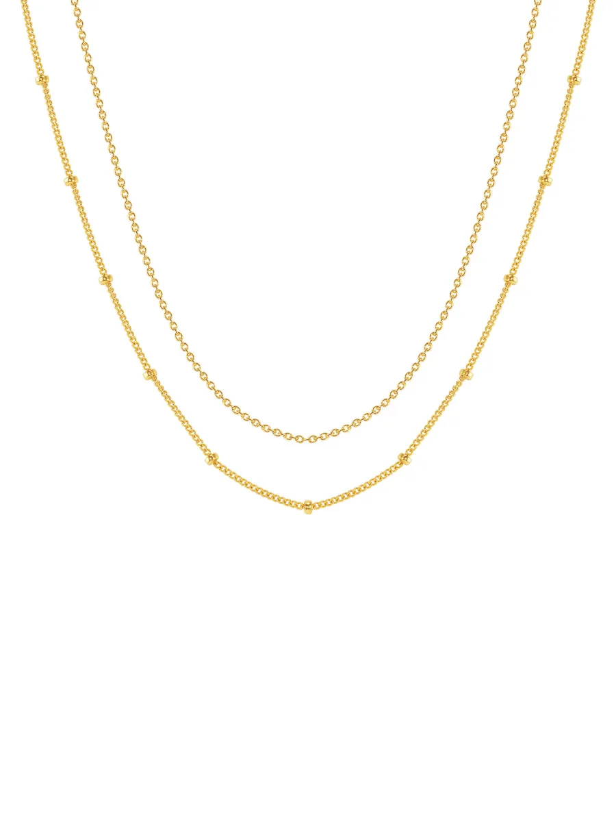 Favorite Mixed Chain Layering Necklace Set