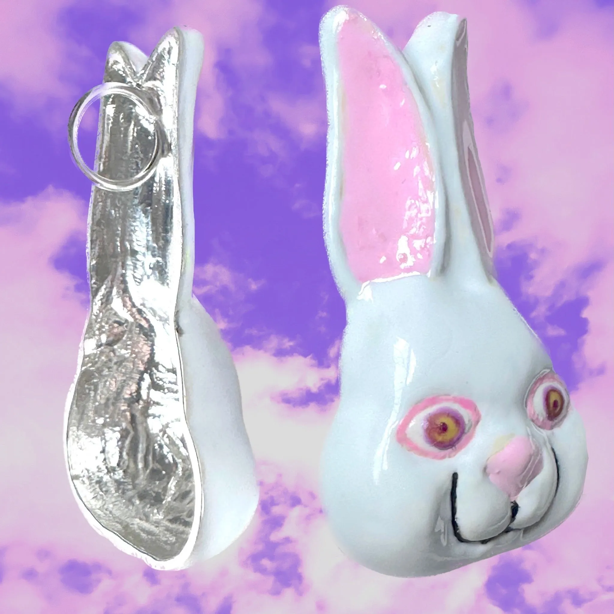 Feed Your Haire (Pop Art Bunny Rabbit Face)