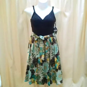 Floral boho retro print dress BNWT