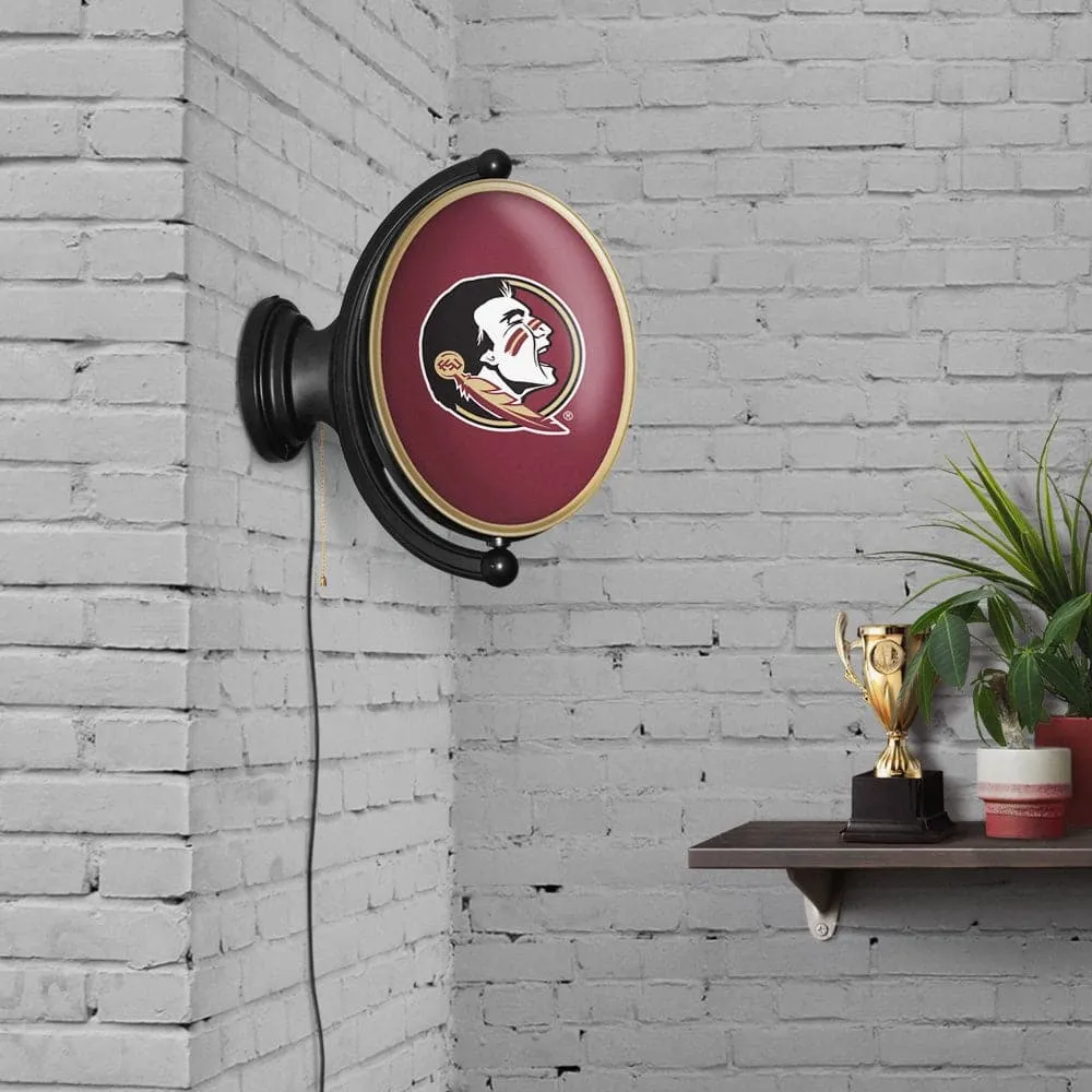 Florida State Seminoles: Original Oval Rotating Lighted Wall Sign
