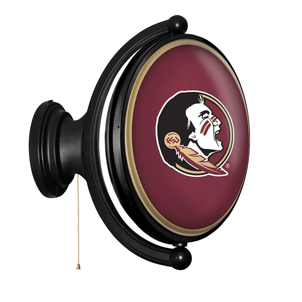 Florida State Seminoles: Original Oval Rotating Lighted Wall Sign