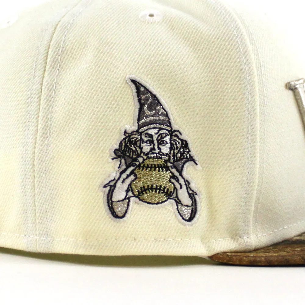 Fort Wayne Wizards New Era 59Fifty Fitted Hat (Chrome White Real Tree Camo Green Under Brim)