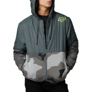 FOX RACING LINDON SASQUATCH ZIP-UP HOODED SWEATSHIRT