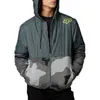 FOX RACING LINDON SASQUATCH ZIP-UP HOODED SWEATSHIRT