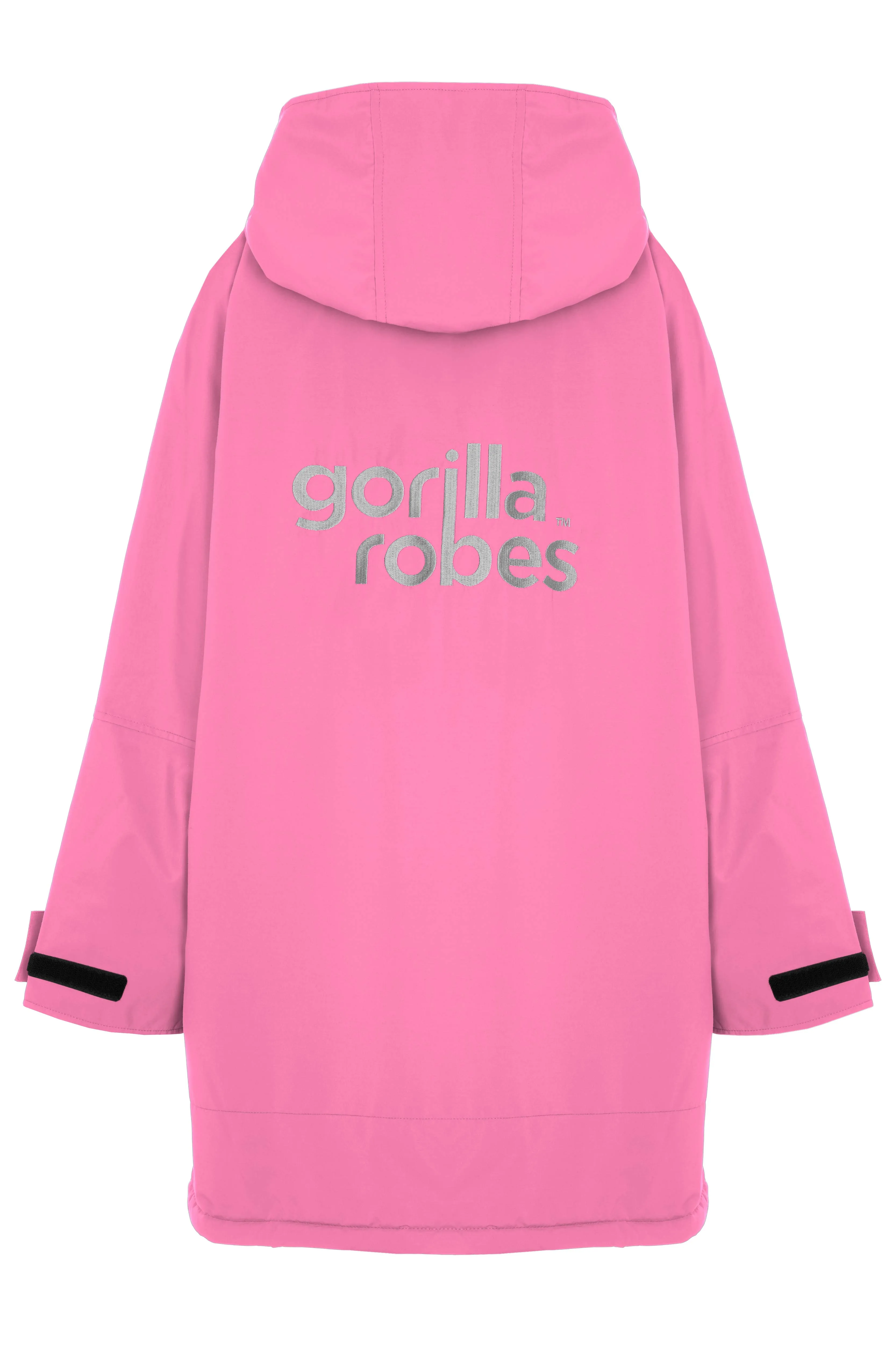 Full Zip ECO Waterproof Dry Changing Robe - Kids - Pink  (age 1 to 12)