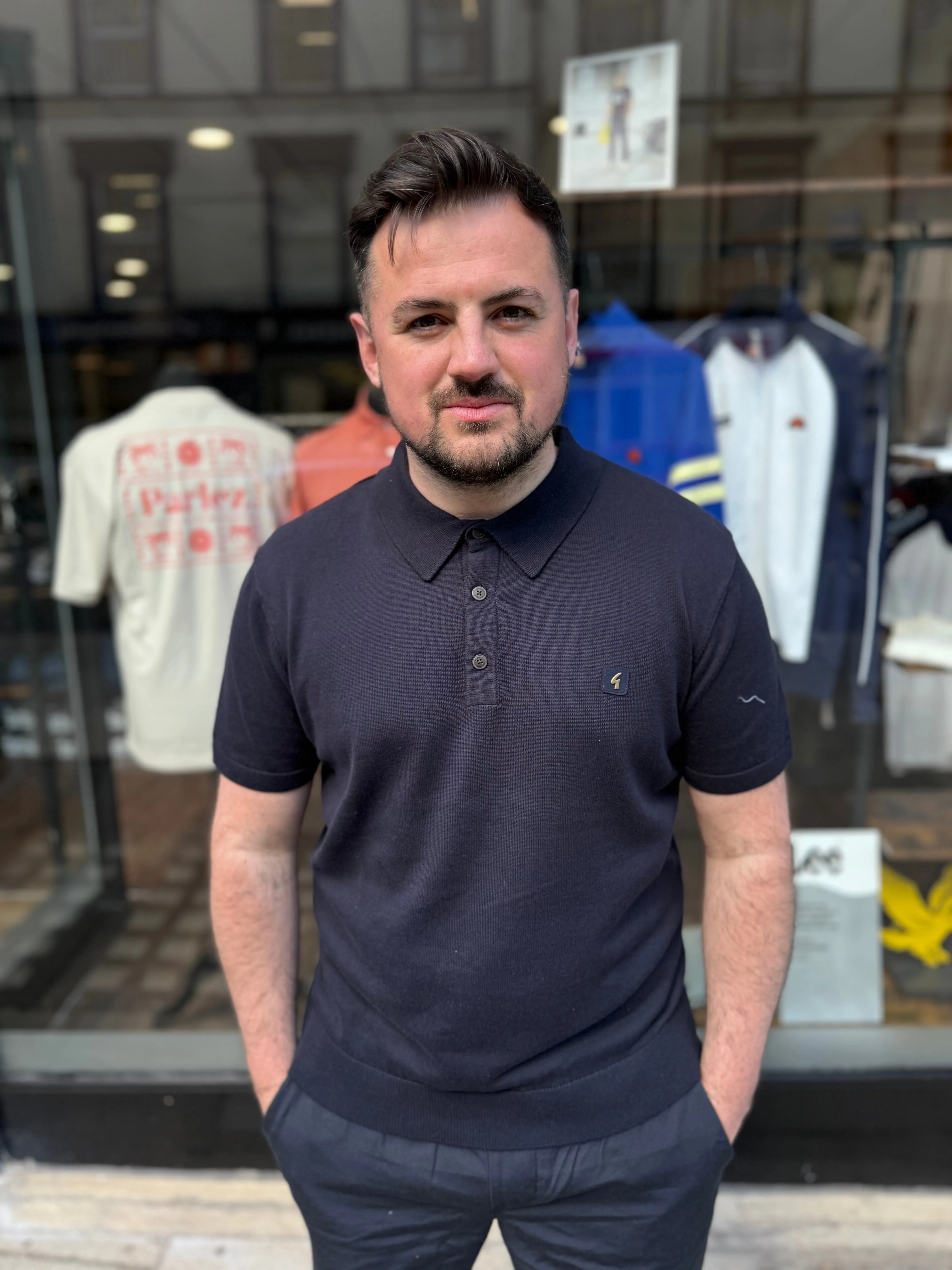 Gabbici VIntgae Jackson Polo Shirt Navy