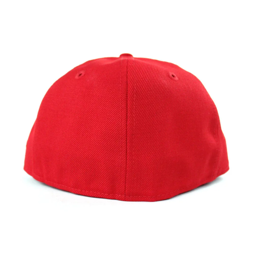 Game of Thrones Night King New Era 59Fifty Fitted Hat (Red Gray Under Brim)