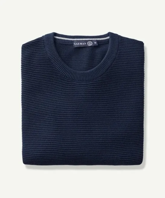 Gazman Textured Cotton Crew