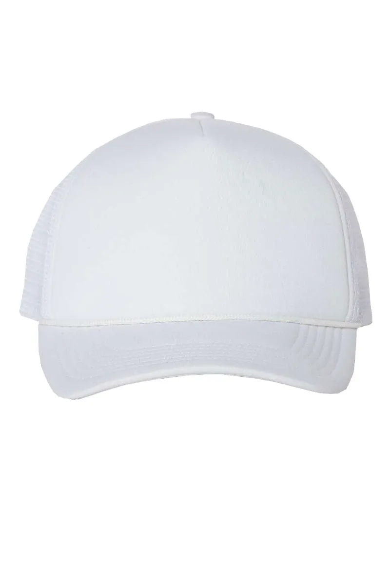 Glitzy Mardi Gras Bow Foam Mesh Back Trucker Cap