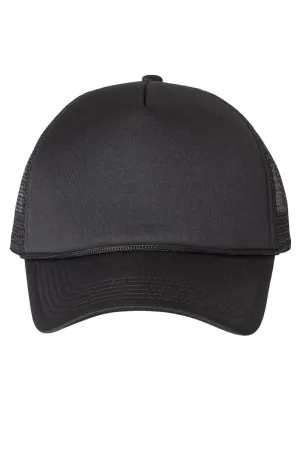 Glitzy Mardi Gras Bow Foam Mesh Back Trucker Cap