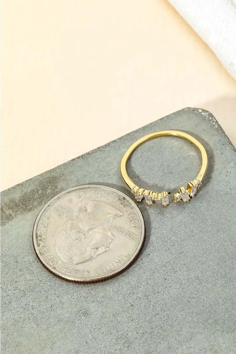 Gold Baguette Ring
