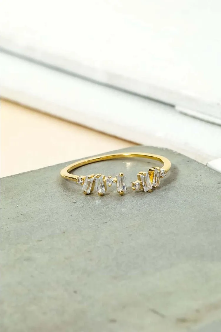 Gold Baguette Ring