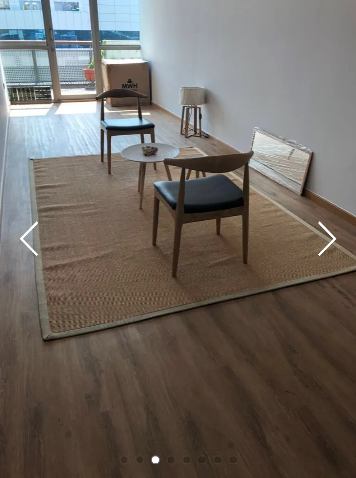 Gordon Rustic Natural Fiber Basketweave Summer Carpet floor mat (3x2m)