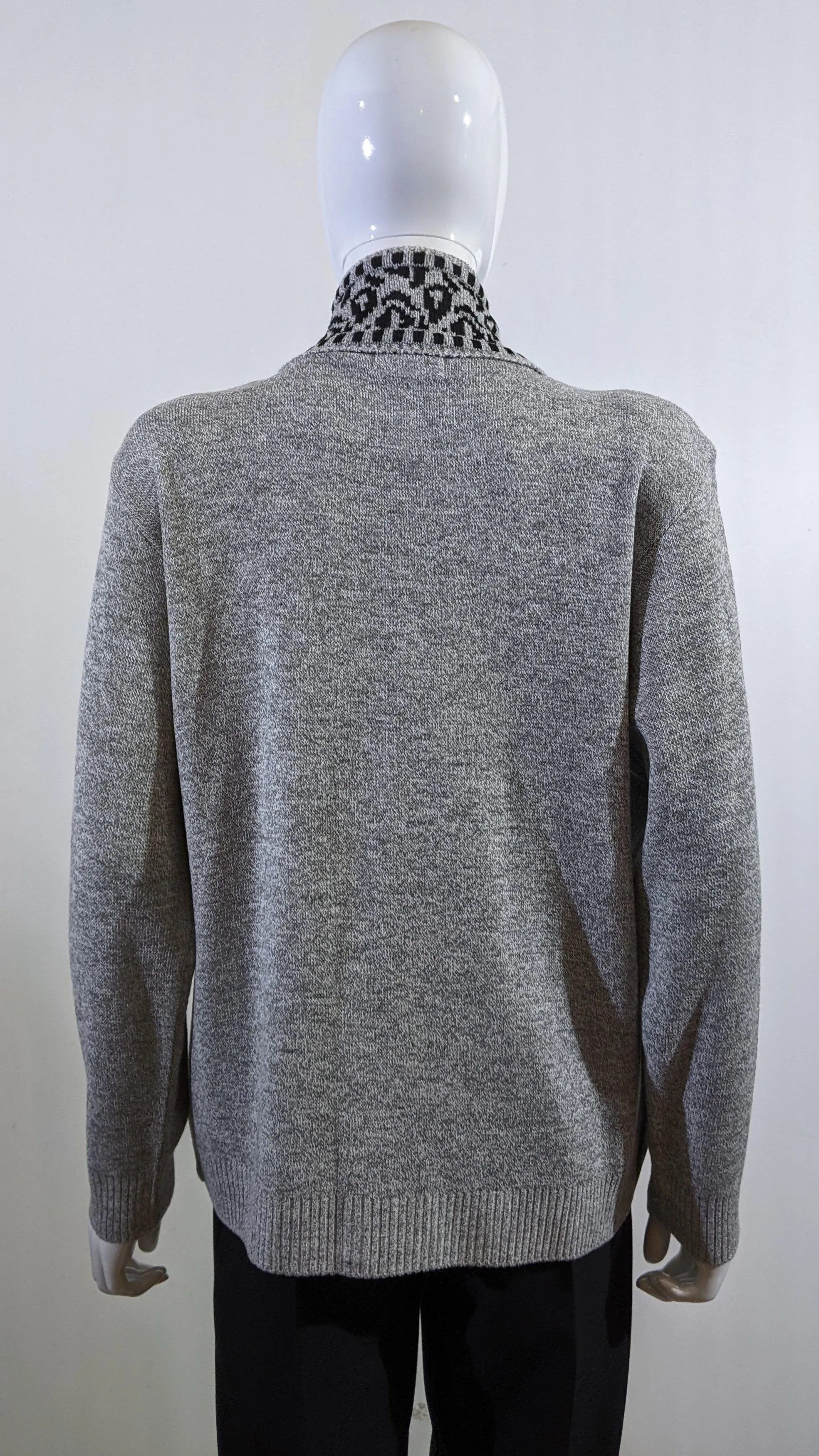 Grey Leopard Design Twinset Jumper